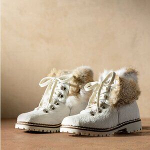 Women's Overland Forest Wool-Lined Calfskin Boots